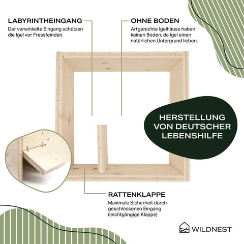 Igel & Nistkasten Bundle (Igelhaus und Nistkasten Meisen)