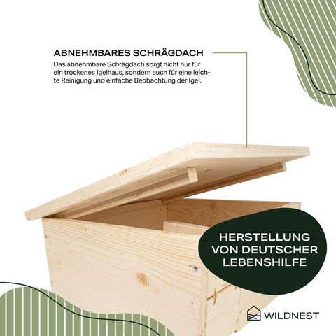 Igel & Nistkasten Bundle (Igelhaus und Nistkasten Meisen)