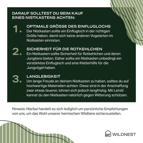 3er Set Nistkasten Rotkehlchen, Meisen & Starenkasen